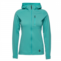 Black Diamond Coefficient Hoody Women - Dark Patina