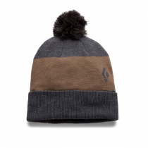 Black Diamond Pom Beanie - Smoke/Walnut