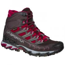 La Sportiva Ultra Raptor II Mid Femme GTX - Carbon/Red Plum