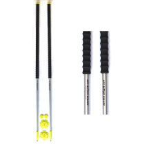 Les Batons d'Alain Ski Poles - Eagle/Yellow