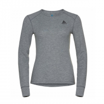 Odlo ML crew neck  Active Warm Eco T-Shirt Women - Grey Melange