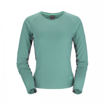 Rab Lateral LS Tee W - Storm Green/Grey Marl