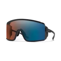 Smith Pursuit - Matte Black + Chromapop Glacier Photochromic Copper Blue Mirror