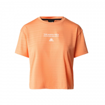 The North Face Ma S/S Tee Women - Dusty Coral Orange Dark Heather