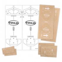 Voile Mounting template sticker pack - Split-your-own-board